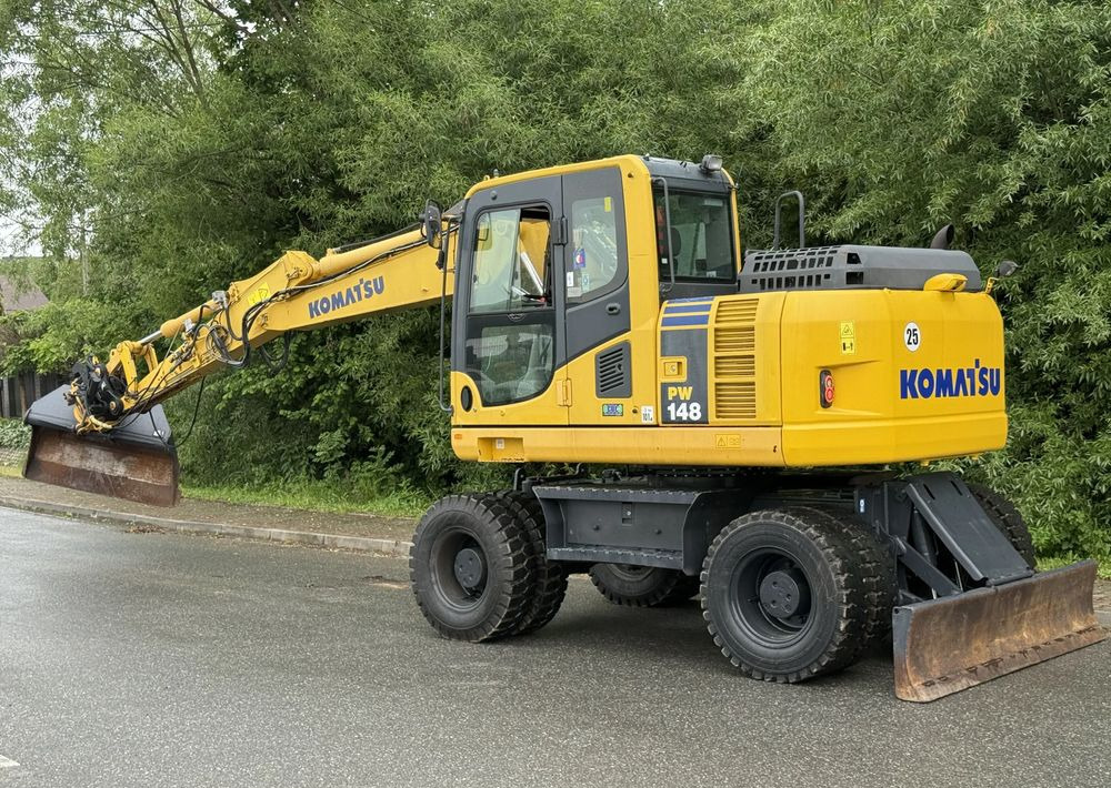 Excavadora de ruedas Komatsu * Komatsu PW 148  *ROTOTILT * Sprowadzona * Stan Perfekcyjny * Koparka Kołowa *: foto 18