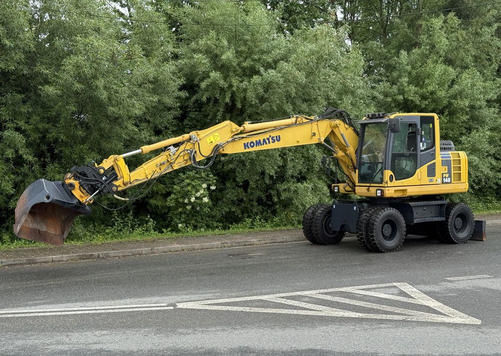 Excavadora de ruedas Komatsu * Komatsu PW 148  *ROTOTILT * Sprowadzona * Stan Perfekcyjny * Koparka Kołowa *: foto 14
