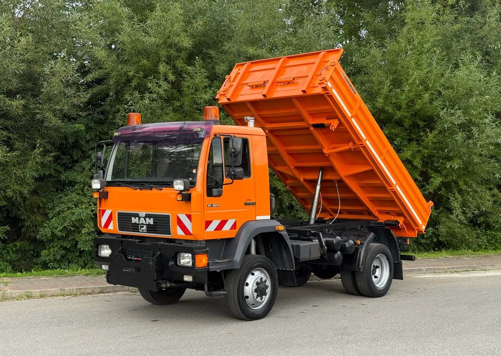 MAN * MAN 14-220 * Kiper Wywrotka Meiller * 4x4 * Zimowe Utrzymanie * Unimog * - Camión volquete: foto 1 MAN * MAN 14-220 * Kiper Wywrotka Meiller * 4x4 * Zimowe Utrzymanie * Unimog * - Camión volquete: foto 1