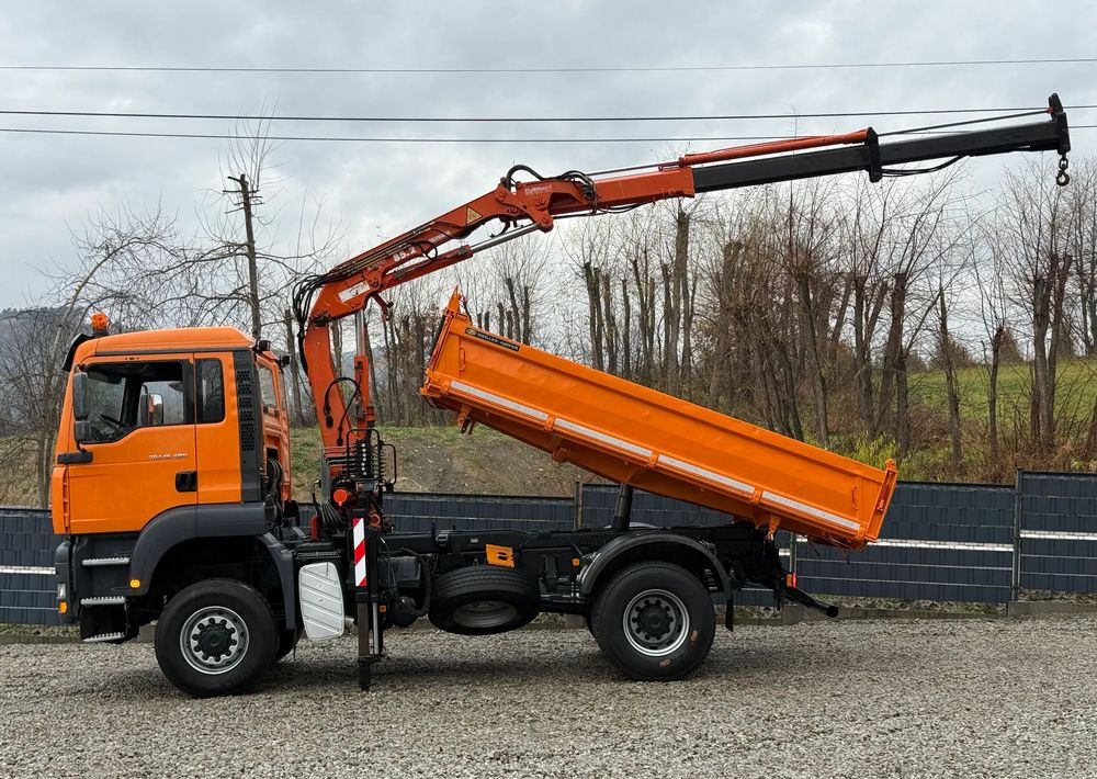 Camión volquete MAN * MAN 18 480 * KIPER WYWROTKA * 4x4 * HDS ATLAS 85* STAN BARDZO DOBRY * Sprowadzony: foto 16