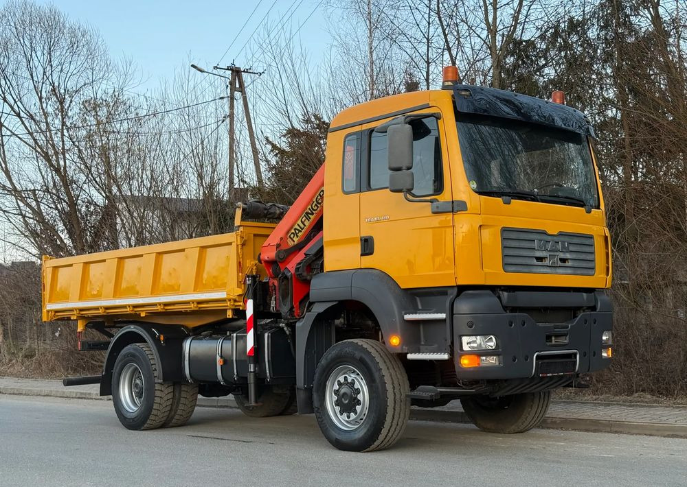 MAN * MAN TGA 18-410 * KIPER WYWROTKA * 4x4 * HDS Palfinger PK16500* Sprowadzony* Bardzo Dobry Stan * - Camión volquete: foto 2 MAN * MAN TGA 18-410 * KIPER WYWROTKA * 4x4 * HDS Palfinger PK16500* Sprowadzony* Bardzo Dobry Stan * - Camión volquete: foto 2