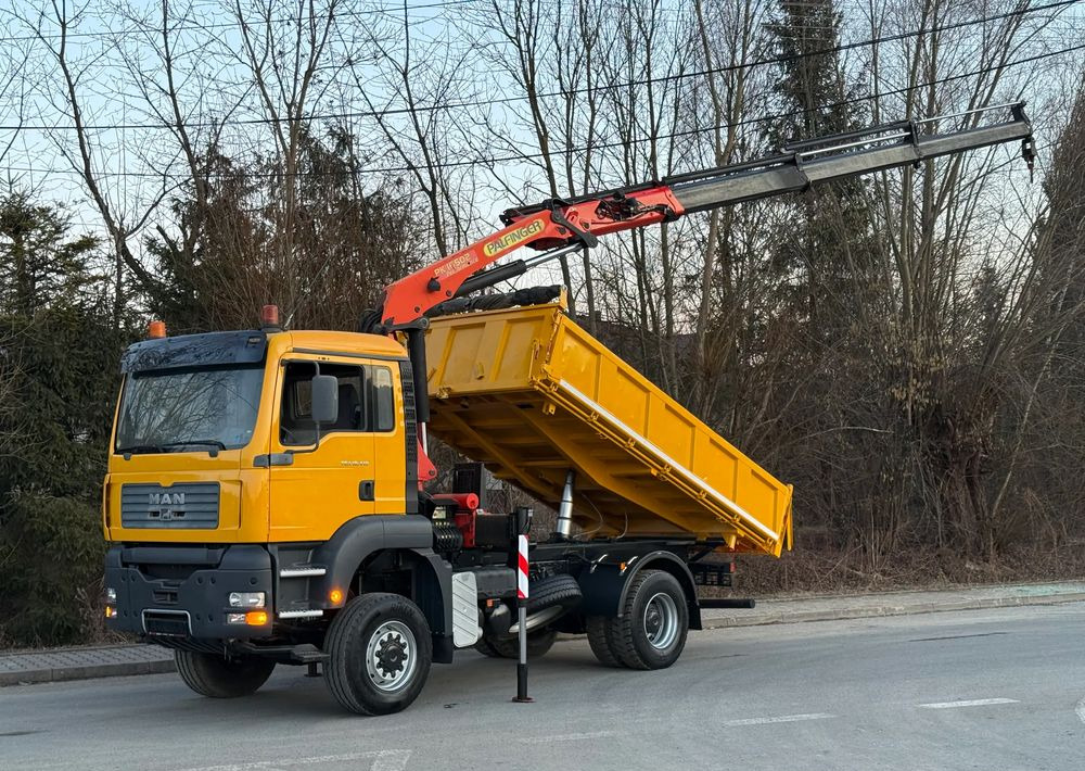 MAN * MAN TGA 18-410 * KIPER WYWROTKA * 4x4 * HDS Palfinger PK16500* Sprowadzony* Bardzo Dobry Stan * - Camión volquete: foto 1 MAN * MAN TGA 18-410 * KIPER WYWROTKA * 4x4 * HDS Palfinger PK16500* Sprowadzony* Bardzo Dobry Stan * - Camión volquete: foto 1