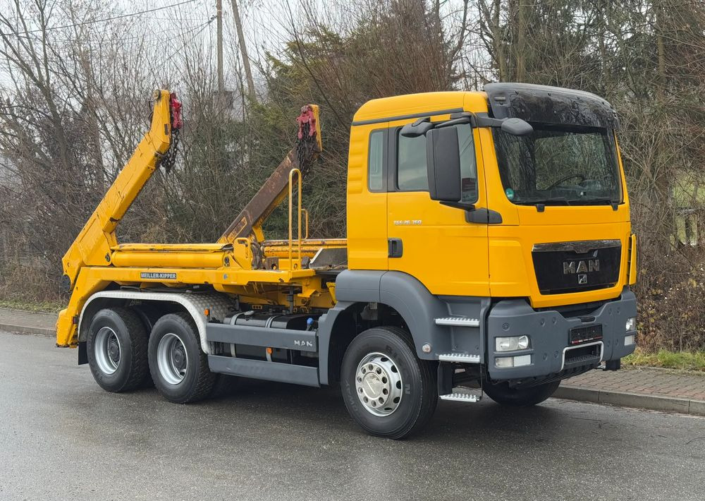 MAN * Sprowadzony * MAN TGS * 6x4 * Bramowiec * Bardzo Dobry Stan * Meiller Kiper * - Camión portacontenedor de cadenas: foto 2 MAN * Sprowadzony * MAN TGS * 6x4 * Bramowiec * Bardzo Dobry Stan * Meiller Kiper * - Camión portacontenedor de cadenas: foto 2