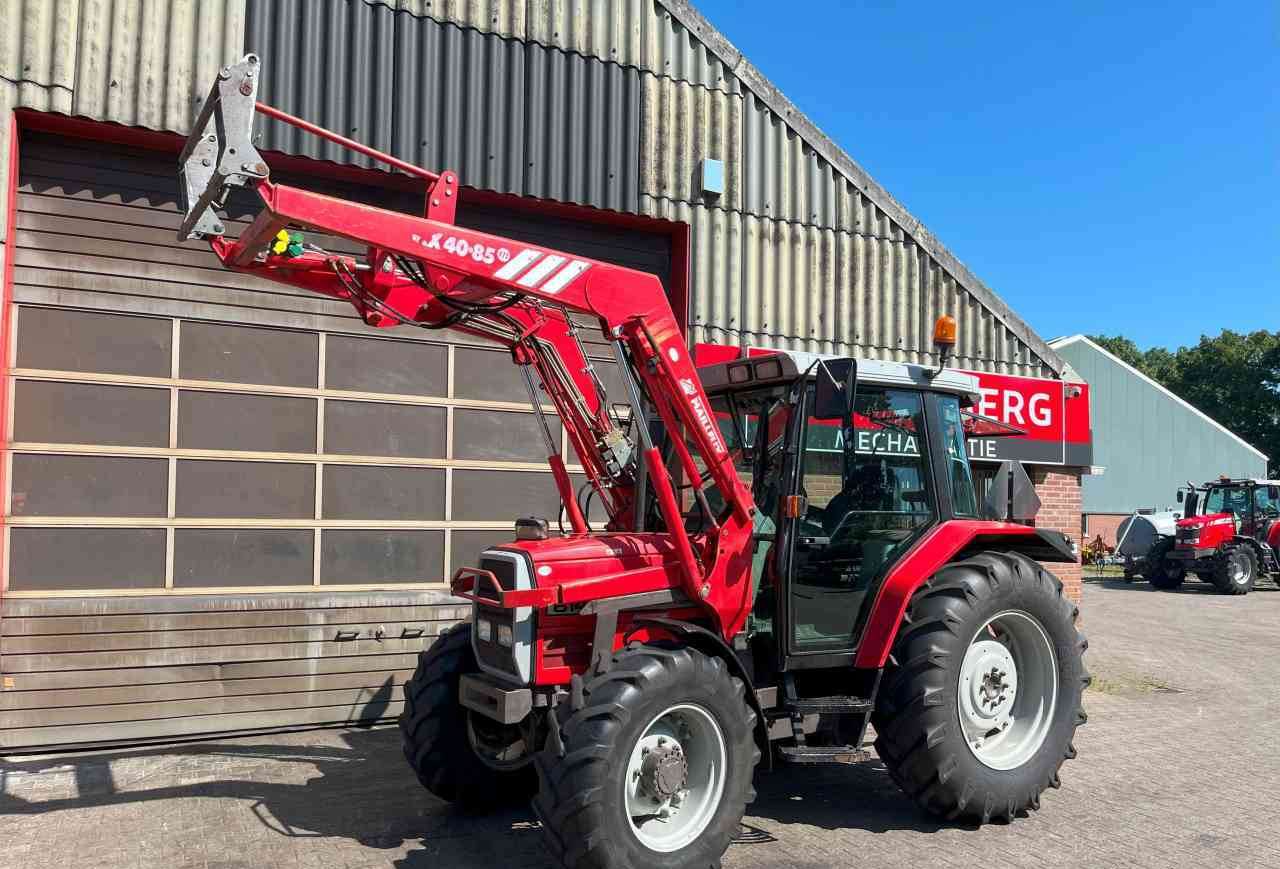 Massey Ferguson 6140 Dynashift met Mailleux voorlader tractoren - Tractor: foto 5 Massey Ferguson 6140 Dynashift met Mailleux voorlader tractoren - Tractor: foto 5