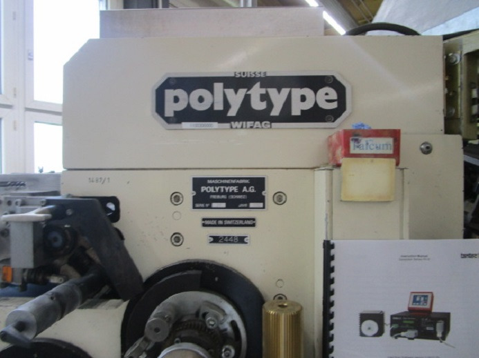 BECHERDRUCKMASCHINE POLYTYPE BDM 400 - Máquina de impresión: foto 5 BECHERDRUCKMASCHINE POLYTYPE BDM 400 - Máquina de impresión: foto 5