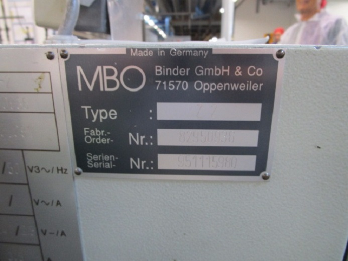 MOBILES FALZSCHWERT MBO Z2 - Plegadora de papel: foto 3 MOBILES FALZSCHWERT MBO Z2 - Plegadora de papel: foto 3