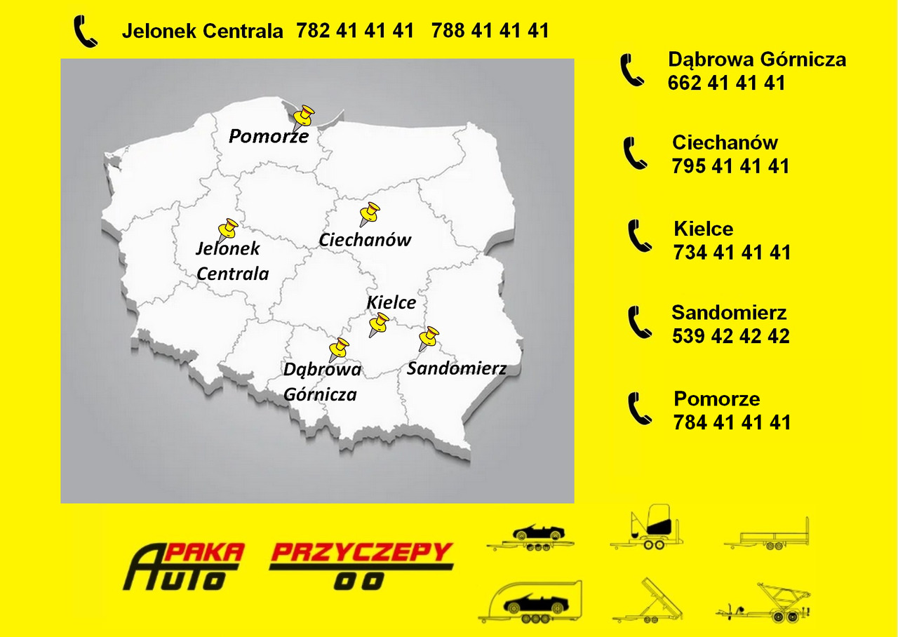 Remolque porta maquinaria nuevo PRZYCZEPA DO KOPARKI MINIKOPARKI MT 3651 DMC 3,5T / MT 3651 EXCAVATOR MINI EXCAVATOR TRAILER DMC 3.5T: foto 9