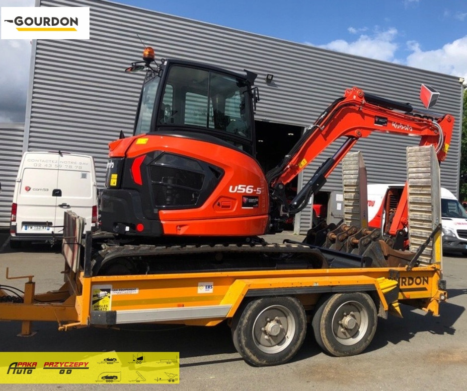 PRZYCZEPA PODKOPARKOWA MARKI GOURDON, DMC 6000 KG, 6T / GOURDON EXCAVATOR TRAILER, DMC 6000 KG, 6T - Remolque porta maquinaria: foto 2 PRZYCZEPA PODKOPARKOWA MARKI GOURDON, DMC 6000 KG, 6T / GOURDON EXCAVATOR TRAILER, DMC 6000 KG, 6T - Remolque porta maquinaria: foto 2