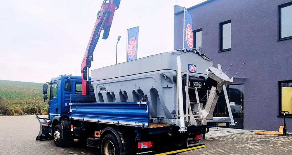 MAN TGM BL 4x2 HDS HMF 810-K1 MCS + nowy żuraw kran crane - Camión grúa, Camión caja abierta: foto 4 MAN TGM BL 4x2 HDS HMF 810-K1 MCS + nowy żuraw kran crane - Camión grúa, Camión caja abierta: foto 4