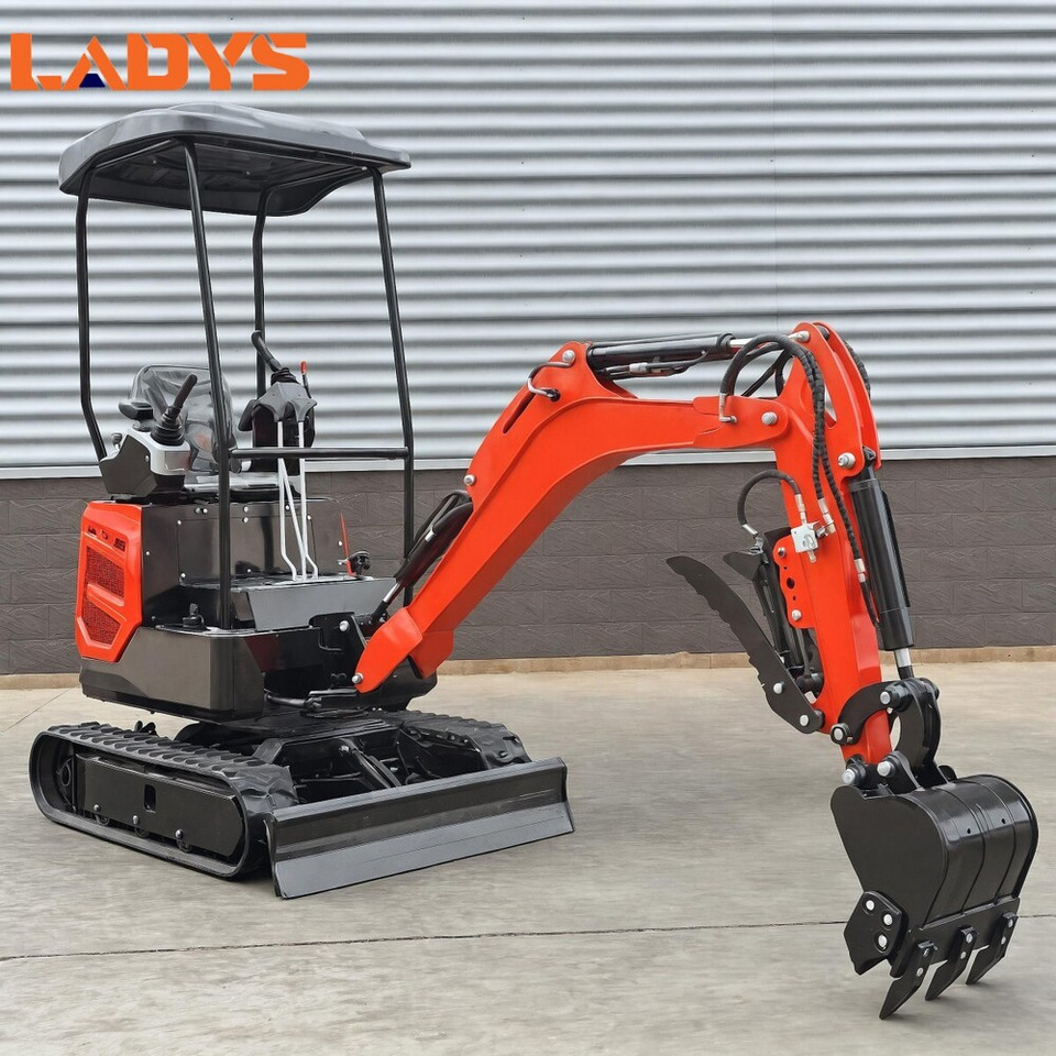 LADYS Mini Excavator Digger Miniexcavadora EPA Kubota Engine Chinese LADYS DY18 Mini Excavator For Sale With Mini Excavator Attachment Set - Miniexcavadora: foto 5 LADYS Mini Excavator Digger Miniexcavadora EPA Kubota Engine Chinese LADYS DY18 Mini Excavator For Sale With Mini Excavator Attachment Set - Miniexcavadora: foto 5