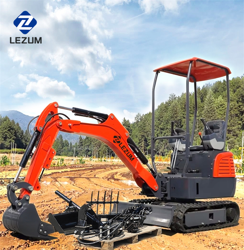 LEZUM Free Shipping Mini Excavator Bagger Pelle Miniexcavadora 1 2 3.5  Ton CE/EPA/EURO 5  Kubota Engine Diesel/Electric Mini Excavators For Sale - Excavadora de cadenas: foto 1 LEZUM Free Shipping Mini Excavator Bagger Pelle Miniexcavadora 1 2 3.5  Ton CE/EPA/EURO 5  Kubota Engine Diesel/Electric Mini Excavators For Sale - Excavadora de cadenas: foto 1