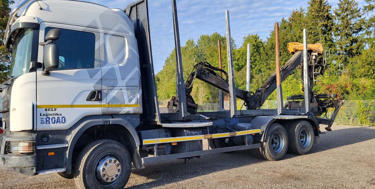 Scania G480 - Camión forestal, Camión grúa: foto 1 Scania G480 - Camión forestal, Camión grúa: foto 1