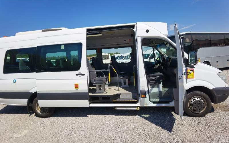 Minibús, Furgoneta de pasajeros Mercedes-Benz Sprinter 516 *2x klimatyzacja*webasto* Euro 5: foto 12