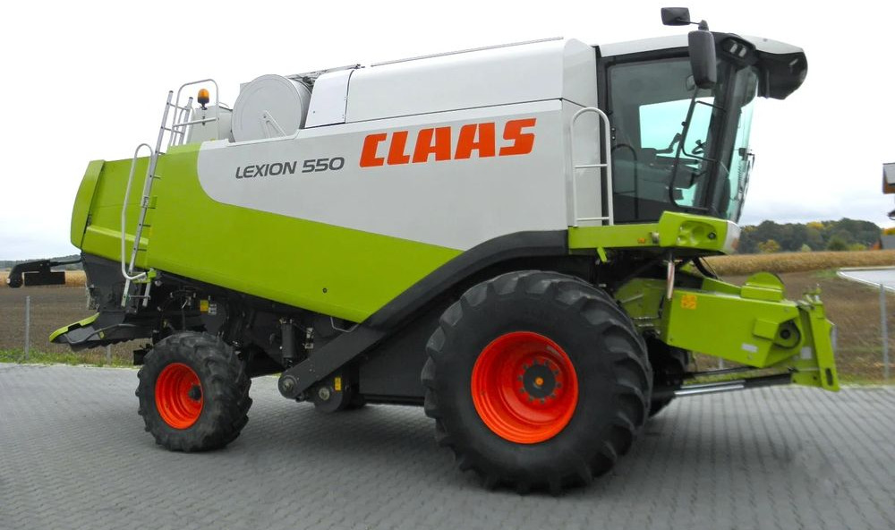 Claas Lexion 550 2005 Rok, heder V750, Najbogatsza Wersja, Nie Malowany, Stan Idealny - Cosechadora de granos: foto 5 Claas Lexion 550 2005 Rok, heder V750, Najbogatsza Wersja, Nie Malowany, Stan Idealny - Cosechadora de granos: foto 5