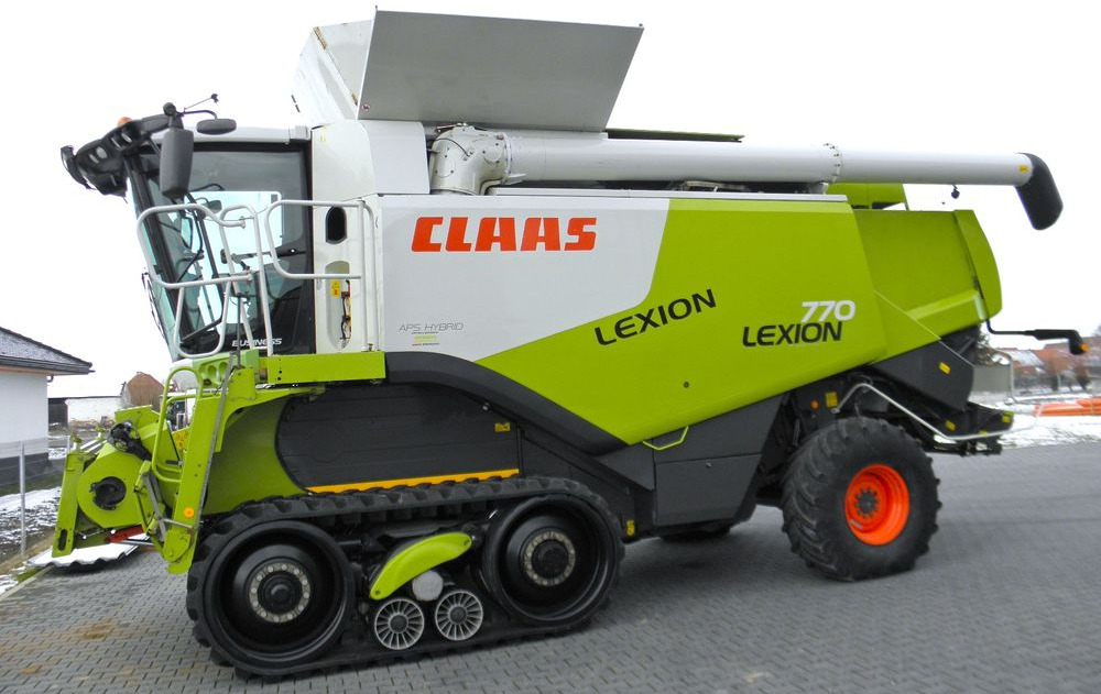 Claas Lexion 770 Terra Trac Heder V10,5, Najbogatsza Wersja, Nie Malowany, Stan Bardzo Dobry - Cosechadora de granos: foto 3 Claas Lexion 770 Terra Trac Heder V10,5, Najbogatsza Wersja, Nie Malowany, Stan Bardzo Dobry - Cosechadora de granos: foto 3