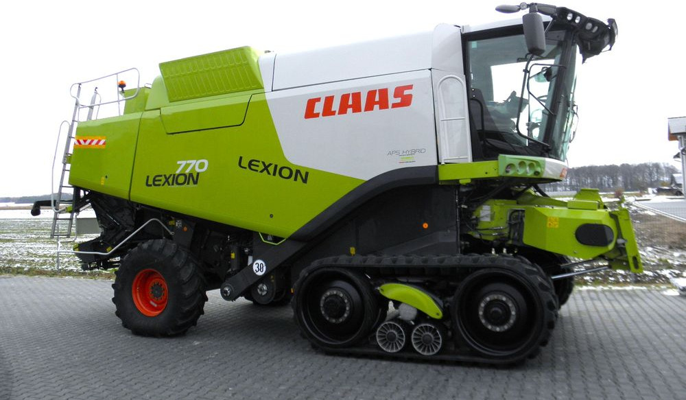Claas Lexion 770 Terra Trac Heder V10,5, Najbogatsza Wersja, Nie Malowany, Stan Bardzo Dobry - Cosechadora de granos: foto 2 Claas Lexion 770 Terra Trac Heder V10,5, Najbogatsza Wersja, Nie Malowany, Stan Bardzo Dobry - Cosechadora de granos: foto 2