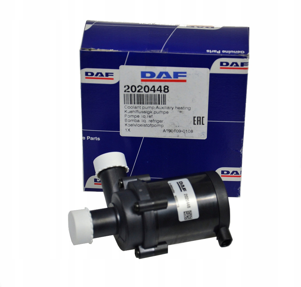 POMPA WODY OGRZEWANIA POSTOJOWEGO DAF XF CF EURO 6 9033277A 2020448 - Calefacción/ Ventilación: foto 1 POMPA WODY OGRZEWANIA POSTOJOWEGO DAF XF CF EURO 6 9033277A 2020448 - Calefacción/ Ventilación: foto 1