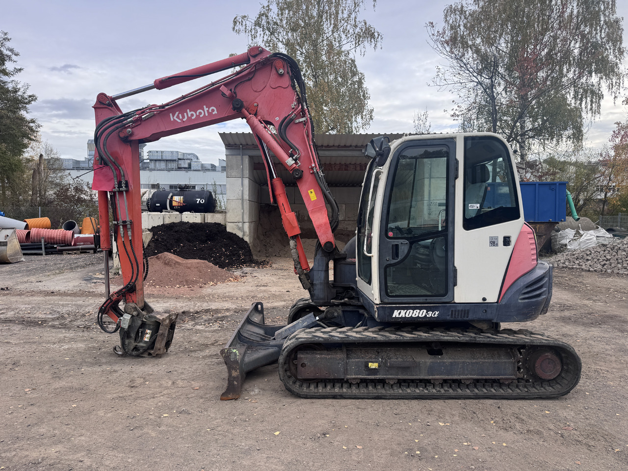 KUBOTA KX 080-3a - Miniexcavadora: foto 1 KUBOTA KX 080-3a - Miniexcavadora: foto 1