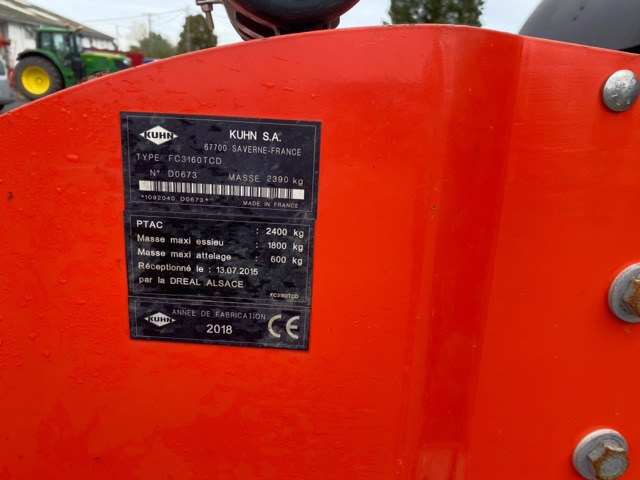 Leasing de KUHN FC 3160 TCD KUHN FC 3160 TCD: foto 6
