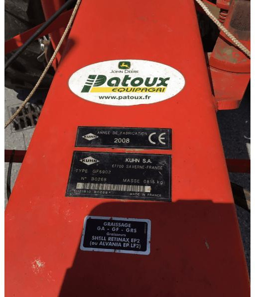 KUHN GF5902 - Henificadora: foto 3 KUHN GF5902 - Henificadora: foto 3