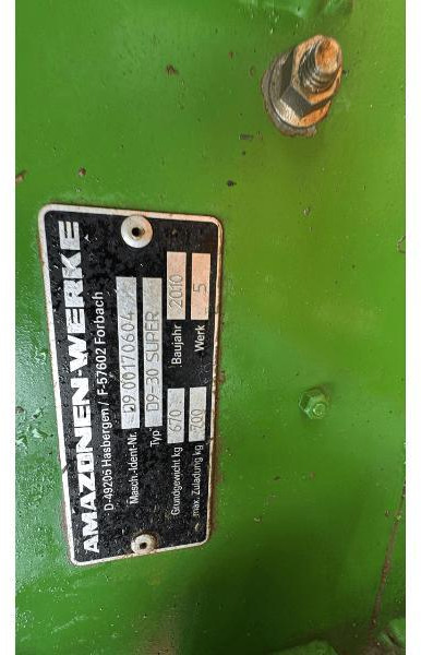 AMAZONE D9-30 - Otros maquinaria: foto 2 AMAZONE D9-30 - Otros maquinaria: foto 2