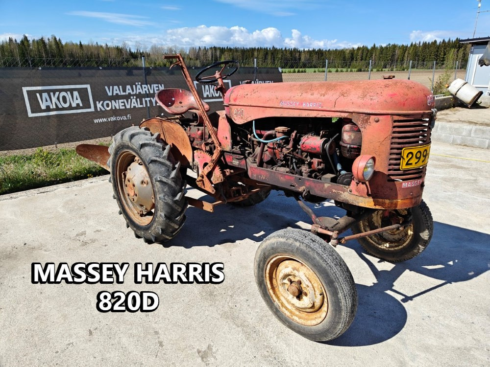 Massey Harris 820D harvinainen 2-sylinterinen diesel, katso video! - Tractor: foto 1 Massey Harris 820D harvinainen 2-sylinterinen diesel, katso video! - Tractor: foto 1