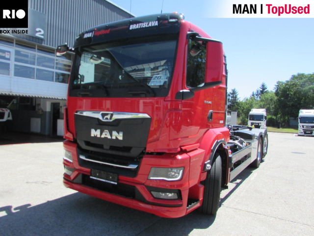 MAN TGS 26.480 6x2-4 BL CH Euro6 Retarder Klima AHK ZV - Camión multibasculante: foto 1 MAN TGS 26.480 6x2-4 BL CH Euro6 Retarder Klima AHK ZV - Camión multibasculante: foto 1