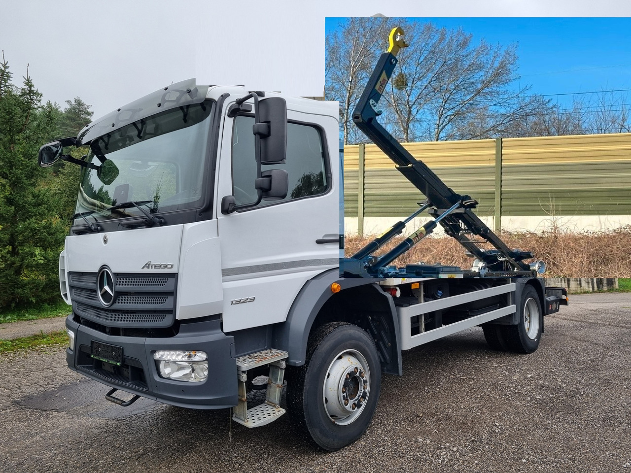 MERCEDES-BENZ ATEGO 1323 4x4 ABROLKIPPER - Camión multibasculante: foto 1 MERCEDES-BENZ ATEGO 1323 4x4 ABROLKIPPER - Camión multibasculante: foto 1
