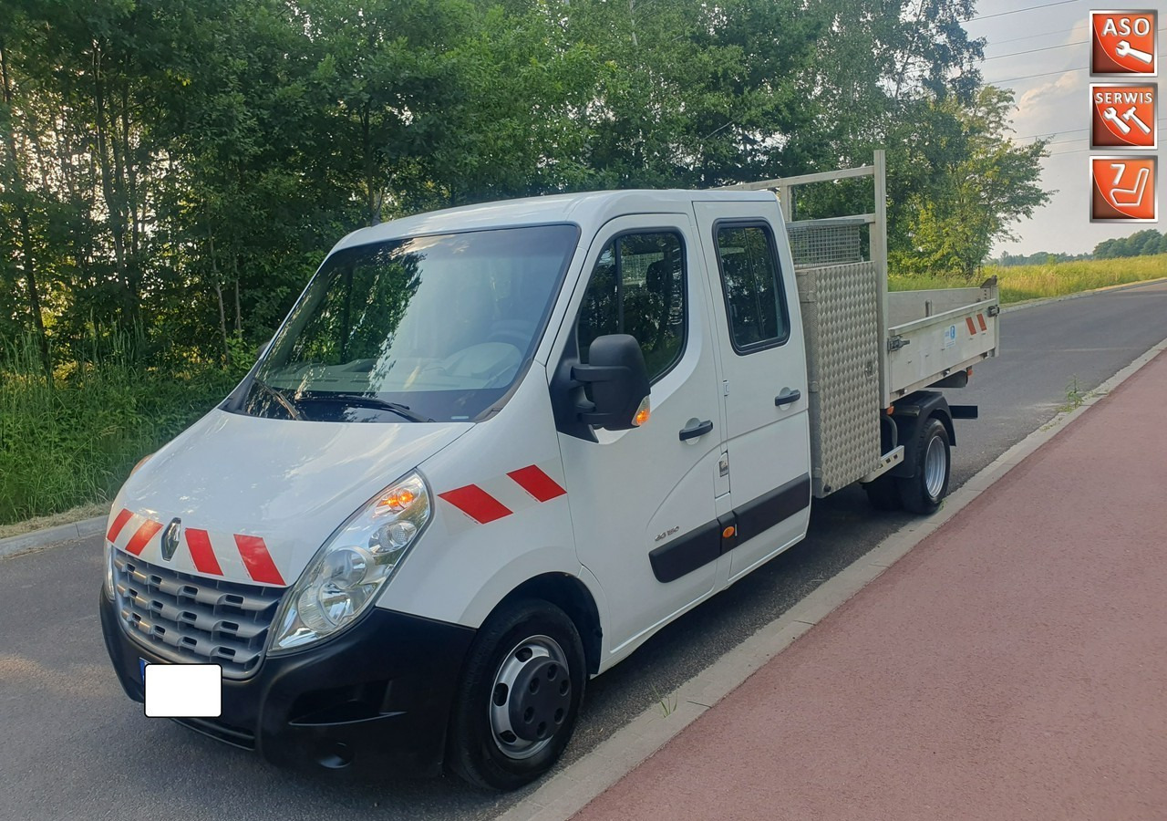 Renault Master kiper*wywrot* 7-osobowy * doka * brygadówka *bliźniaki* - Volquete furgoneta: foto 1 Renault Master kiper*wywrot* 7-osobowy * doka * brygadówka *bliźniaki* - Volquete furgoneta: foto 1