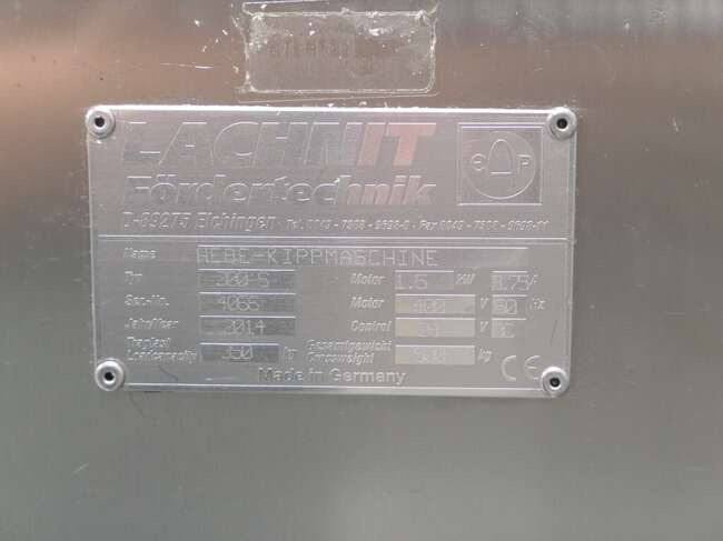 Maquinaria de alimentación Lachnit movable lift 300S: foto 7 Maquinaria de alimentación Lachnit movable lift 300S: foto 7