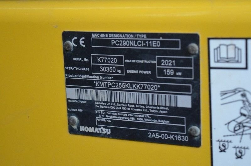 Komatsu PC 290 NLCi - Excavadora de cadenas: foto 5 Komatsu PC 290 NLCi - Excavadora de cadenas: foto 5