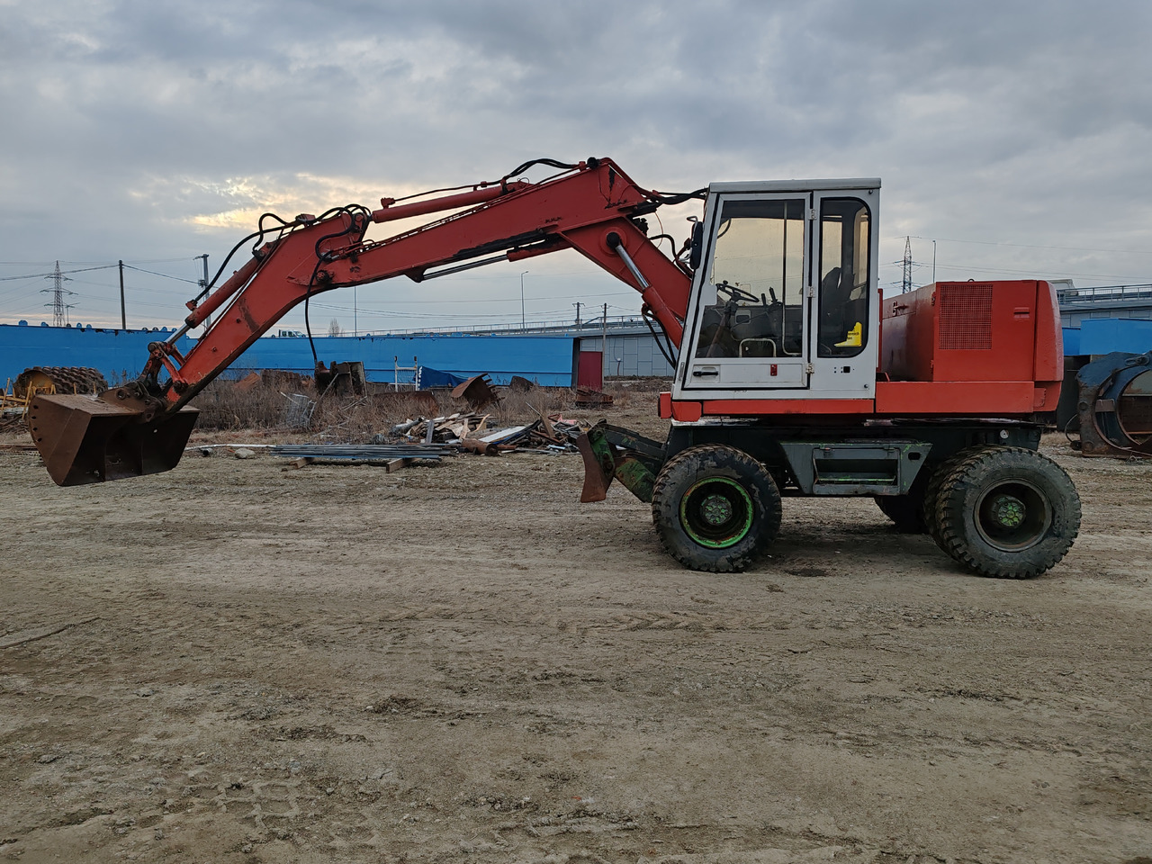 Excavadora de ruedas Case Poclain 61P: foto 8