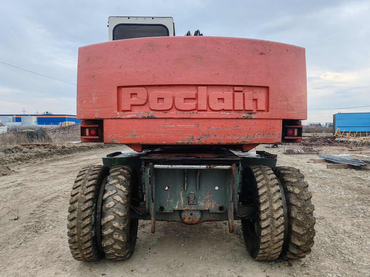 Excavadora de ruedas Case Poclain 61P: foto 6