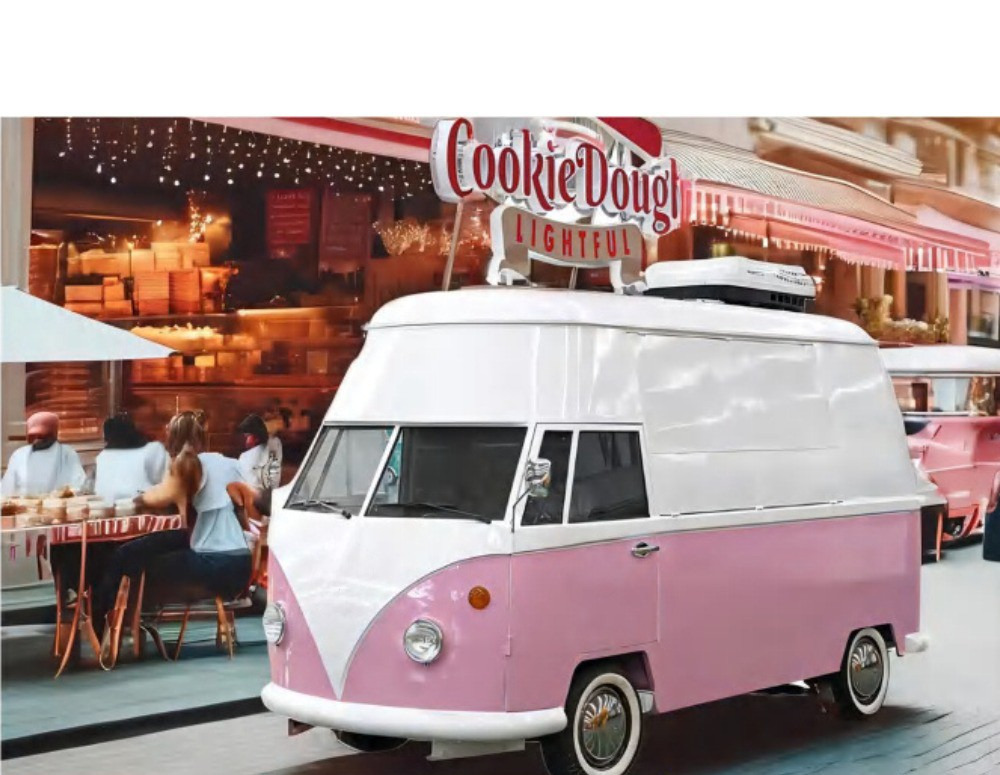 Deli Star Trailer Retro Minivan HR 4300 Electric - EU standards - Remolque venta ambulante: foto 3 Deli Star Trailer Retro Minivan HR 4300 Electric - EU standards - Remolque venta ambulante: foto 3