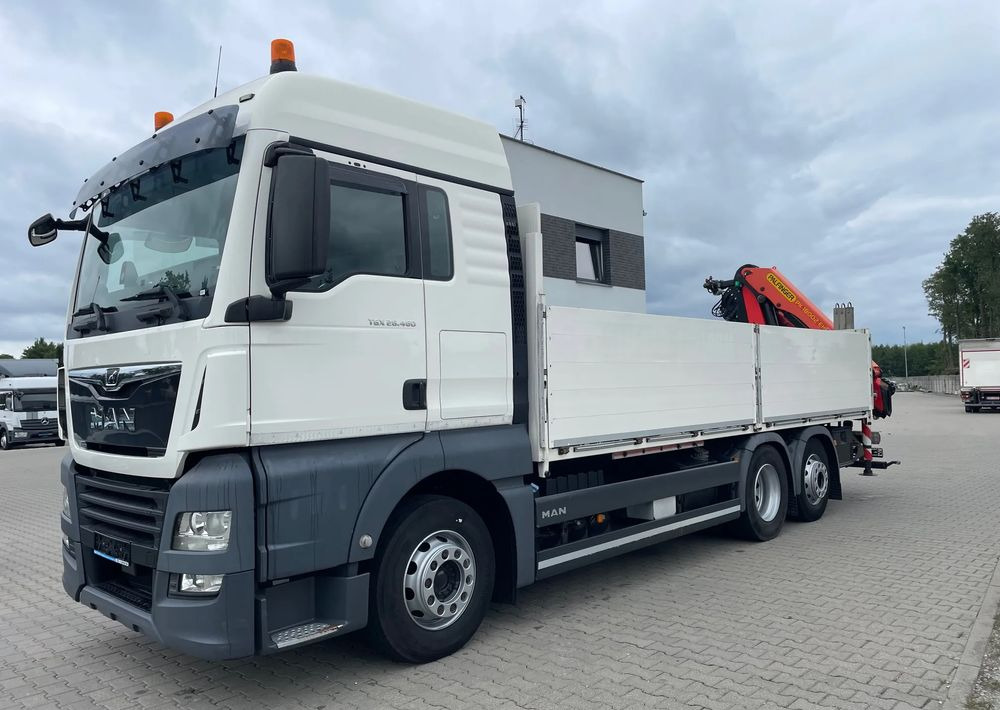 MAN TGX 26.460 HDS, PALFINGER PK 180002-EH, PILOT! - Camión caja abierta, Camión grúa: foto 1 MAN TGX 26.460 HDS, PALFINGER PK 180002-EH, PILOT! - Camión caja abierta, Camión grúa: foto 1