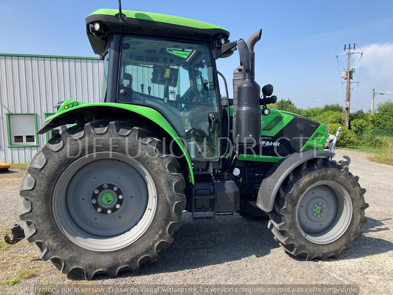 DEUTZ-FAHR TRACTEUR AGRICOLE 6125 C RV SHIFT - Tractor: foto 2 DEUTZ-FAHR TRACTEUR AGRICOLE 6125 C RV SHIFT - Tractor: foto 2