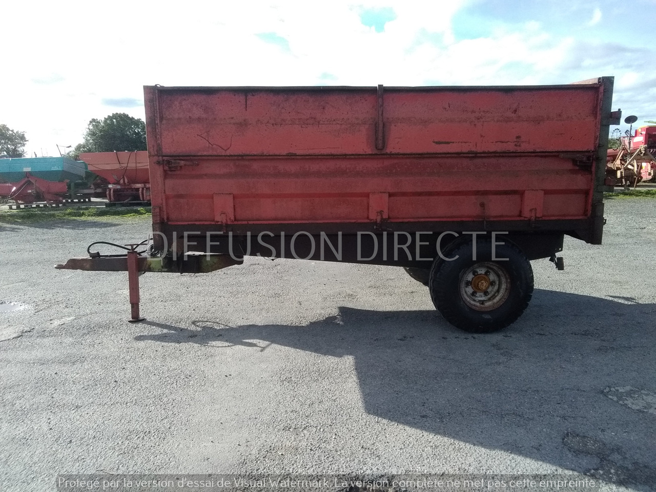 GOYER-CEMA BENNE AGRICOLE 49 - Remolque caja abierta: foto 2 GOYER-CEMA BENNE AGRICOLE 49 - Remolque caja abierta: foto 2