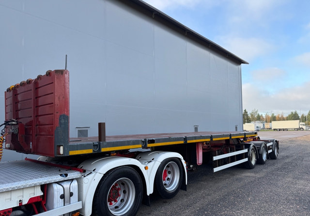 GT-Trailer 3-akselinen paripyörä B-linkki - Semirremolque plataforma/ Caja abierta: foto 1 GT-Trailer 3-akselinen paripyörä B-linkki - Semirremolque plataforma/ Caja abierta: foto 1