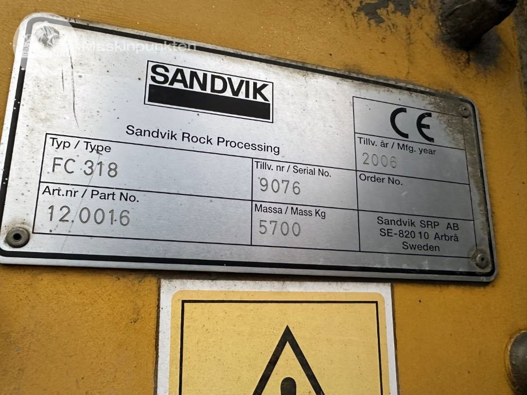 Cribadora Sandvik FC 318: foto 8