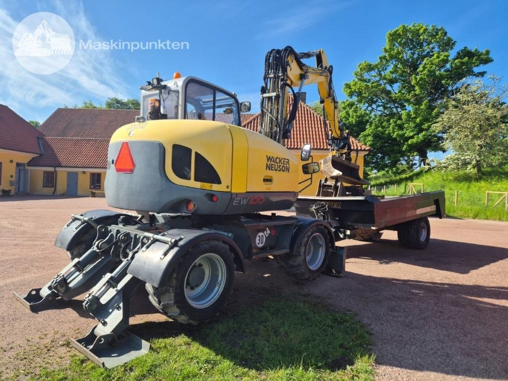 Wacker Neuson EW 100 med vagn - Excavadora de ruedas: foto 5 Wacker Neuson EW 100 med vagn - Excavadora de ruedas: foto 5