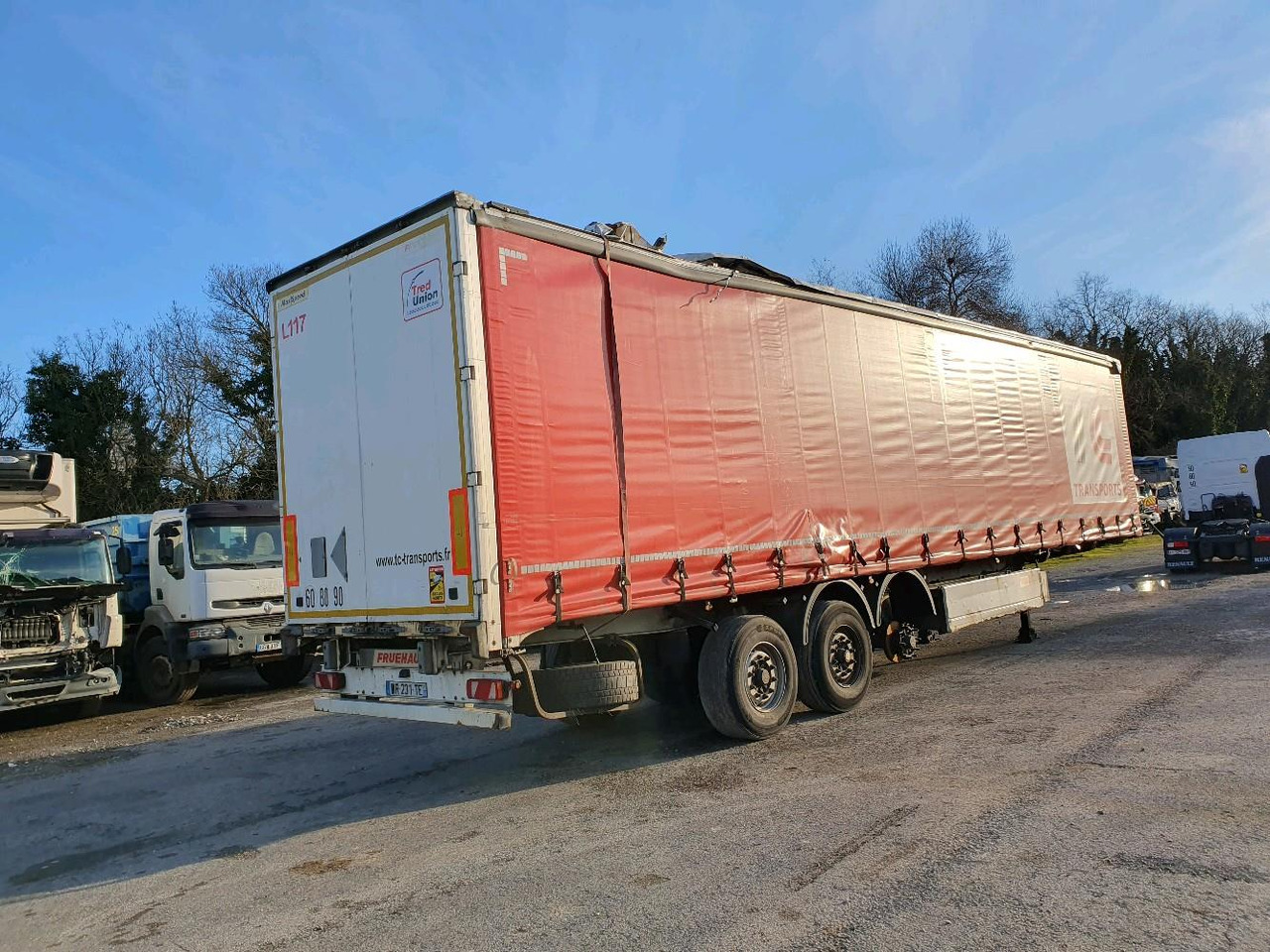 FRUEHAUF SEMI SAVOYARDE FST4FC - Semirremolque lona: foto 4 FRUEHAUF SEMI SAVOYARDE FST4FC - Semirremolque lona: foto 4