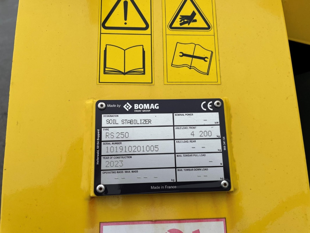 BOMAG DE RS 250 - Estabilizador de suelos: foto 5 BOMAG DE RS 250 - Estabilizador de suelos: foto 5