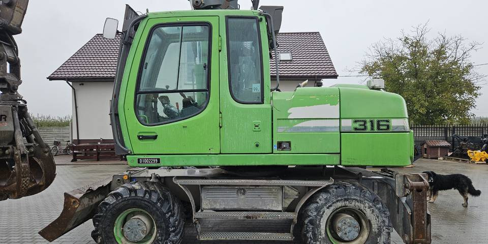 Excavadora de ruedas Koparka kołowa Liebherr A 316 Litronic chwytak podpory pług: foto 7