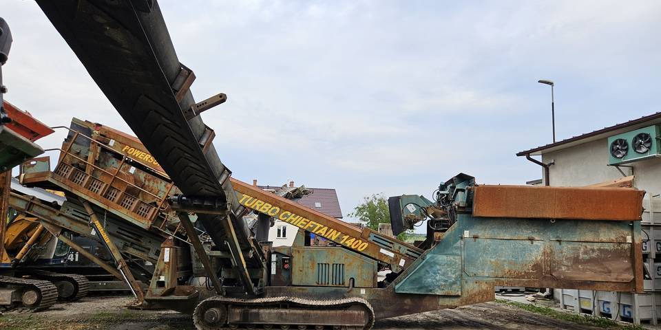 Przesiewacz mobilny Powerscreen Chieftain 1400 rozdrabniacz wibrokrata - Cribadora: foto 5 Przesiewacz mobilny Powerscreen Chieftain 1400 rozdrabniacz wibrokrata - Cribadora: foto 5