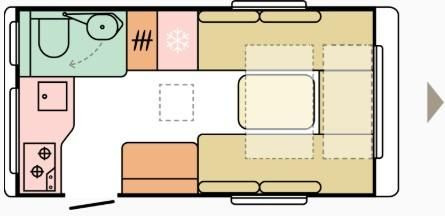 Adria Action 391 LH*1.500KG*EL.FB.-TEMP.*SCHWENK-TISCH - Caravana: foto 4 Adria Action 391 LH*1.500KG*EL.FB.-TEMP.*SCHWENK-TISCH - Caravana: foto 4