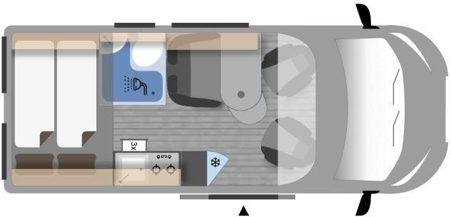 Clever Tour 540*BLACK EDITION*FINAL SALE RABATT*SOFORT* - Cámper: foto 3 Clever Tour 540*BLACK EDITION*FINAL SALE RABATT*SOFORT* - Cámper: foto 3