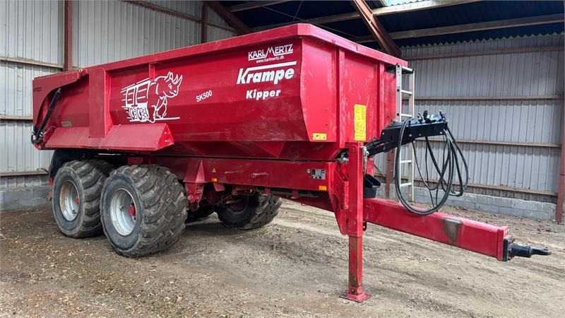 Krampe SK 550 Entreprenørvogn med Hardox kasse SK 500 - Remolque volquete agrícola: foto 2 Krampe SK 550 Entreprenørvogn med Hardox kasse SK 500 - Remolque volquete agrícola: foto 2