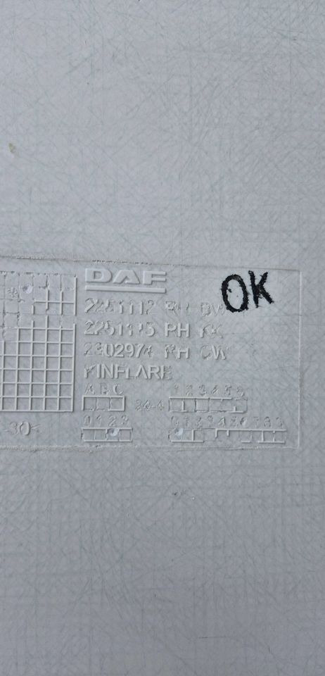 DAF XD NGD SPOILER OWIEWKA KLIN L/P NOWY 225111 225112 - Aerodinámica/ Spoiler para Camión: foto 2 DAF XD NGD SPOILER OWIEWKA KLIN L/P NOWY 225111 225112 - Aerodinámica/ Spoiler para Camión: foto 2