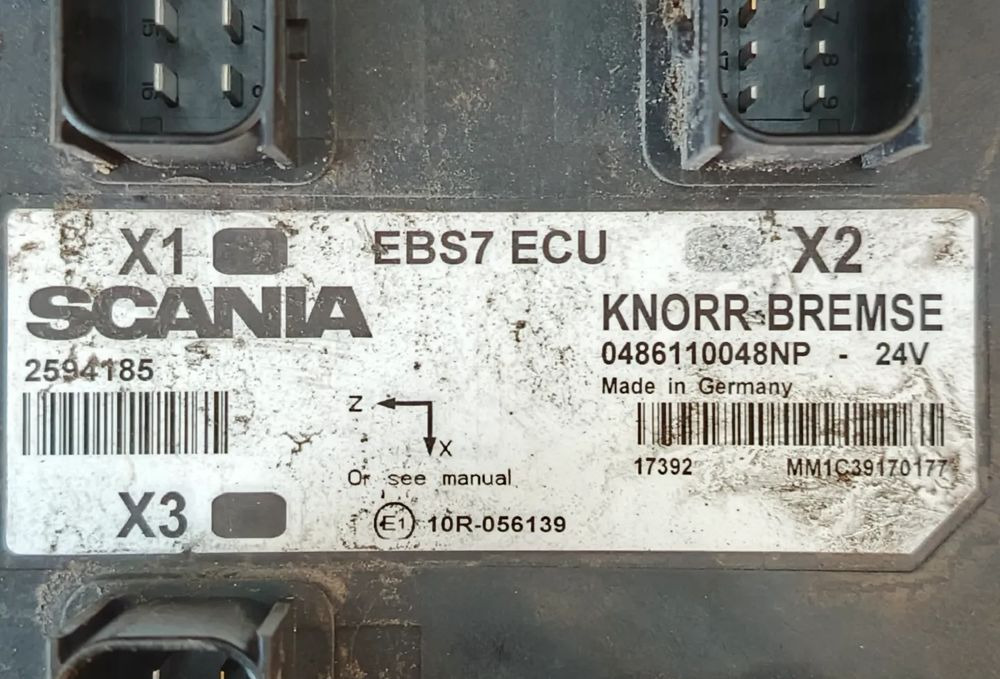 SCANIA R S STEROWNIK KOMPUTER MODUŁ EBS7 2594185 - Sistema eléctrico: foto 2 SCANIA R S STEROWNIK KOMPUTER MODUŁ EBS7 2594185 - Sistema eléctrico: foto 2