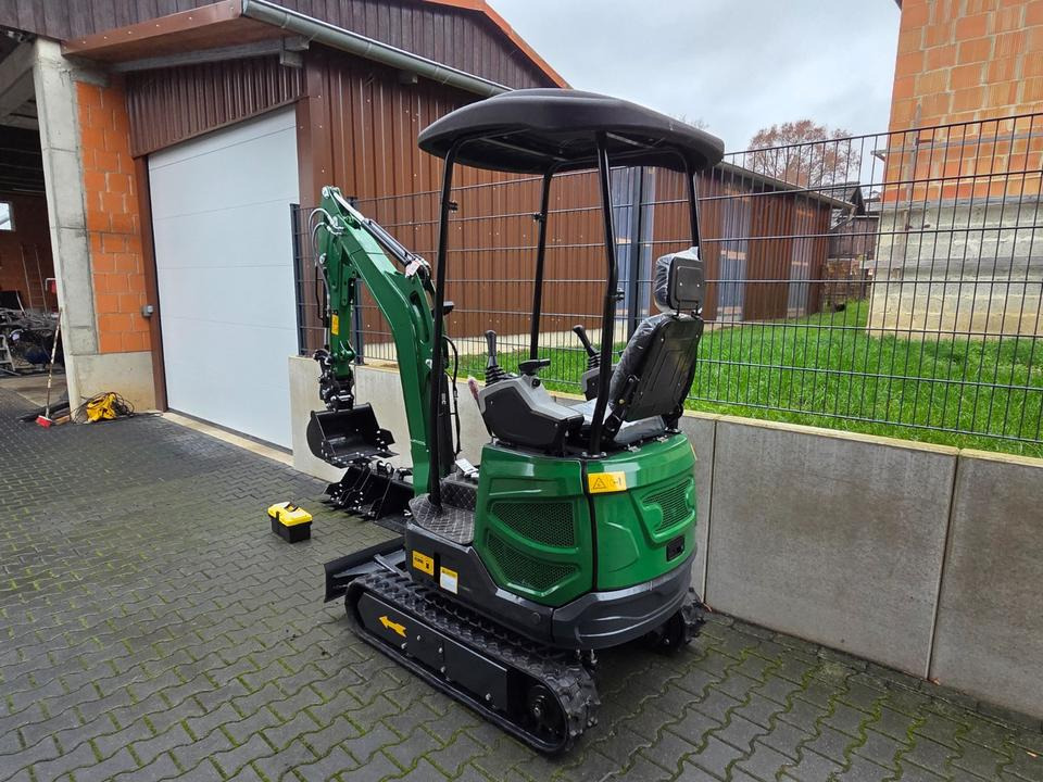 Black Friday Minibagger 1,4t Schnellwechsler 18,5 KW Löffelpaket - Miniexcavadora: foto 2 Black Friday Minibagger 1,4t Schnellwechsler 18,5 KW Löffelpaket - Miniexcavadora: foto 2